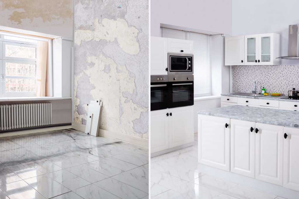 英国房地产 – 厨房翻新装修 kitchen refurbishment-min